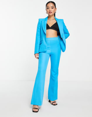 river island bright blue coat