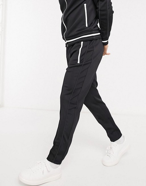 River Island joggers co-ord in black