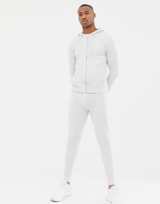 River Island tracksuit in soft gray | ASOS