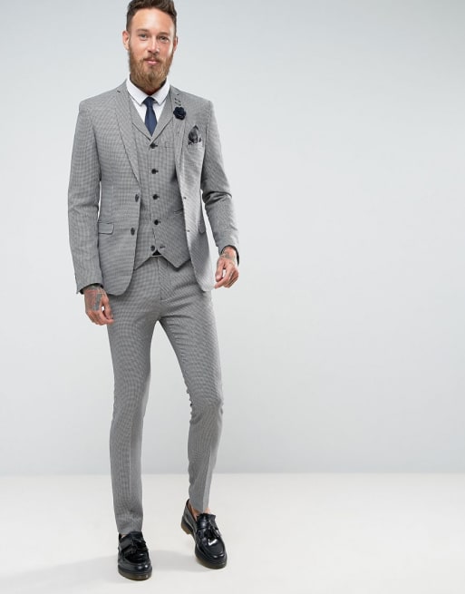 Rudie Super Skinny Dog Tooth Suit | ASOS