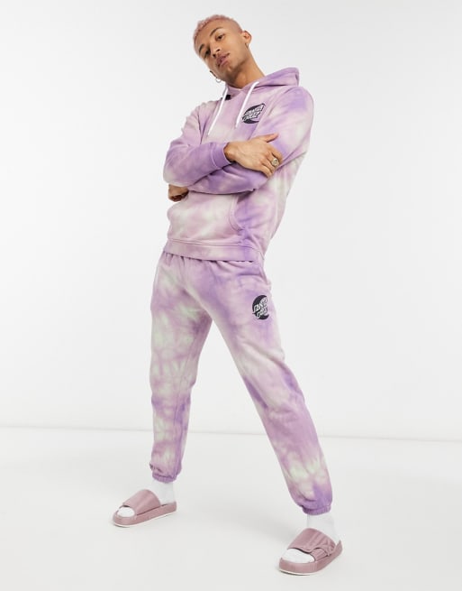 Santa Cruz moon dot tie dye sweatsuit in purple ASOS