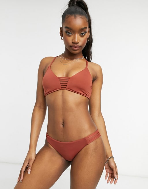 Seafolly Active Rouleau Bralette Bikini Top at