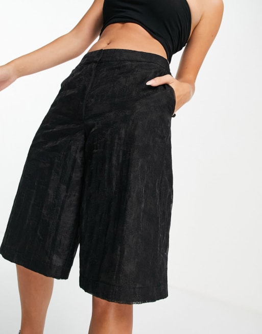 Selected Femme - Coordinato con blazer comodo e pantaloni con fondo ampio, colore nero