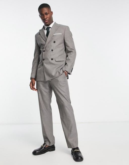 Alvorlig meget fint hjælpemotor Selected Homme loose fit suit in gray melange | ASOS