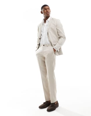 Men's Slim-Fit Foreign Trade Black Suit Set main image 0