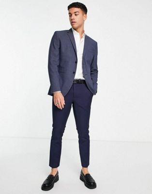Selected Homme slim fit suit in blue
