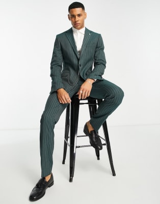 Shelby & Sons walker suit set in green