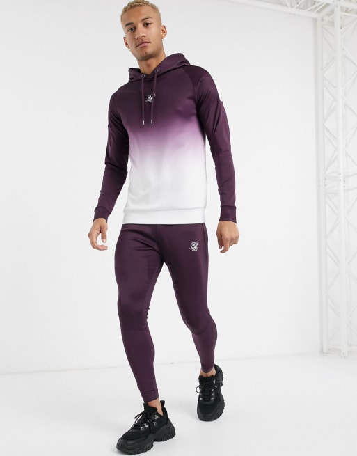 Siksilk - Bordeauxrødt træningssæt