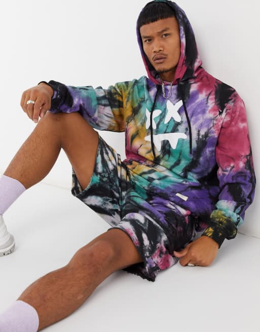 SikSilk x Steve Aoki - Combi-set met tie-dye