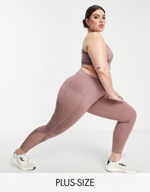 Simply Be active co ord in mauve