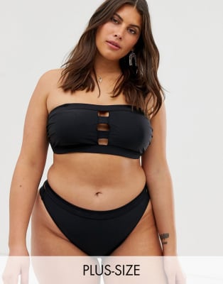Simply Be bandeau bikini set