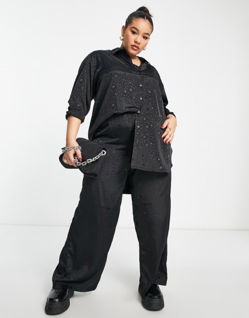 Simply Be set in satin star print