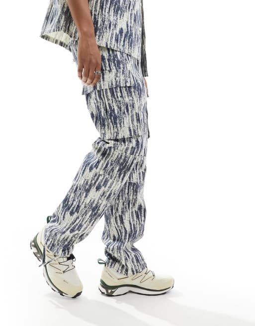 Sixth June - Co-ord set in marineblauw met acid wash