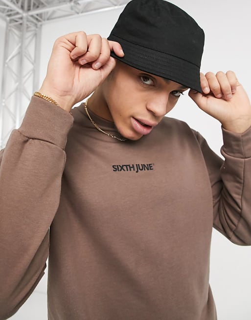 Sixth June essential sweatsuit set in brown Exclusive to ASOS | ASOS
