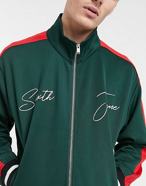 Sixth June tracksuit set in green