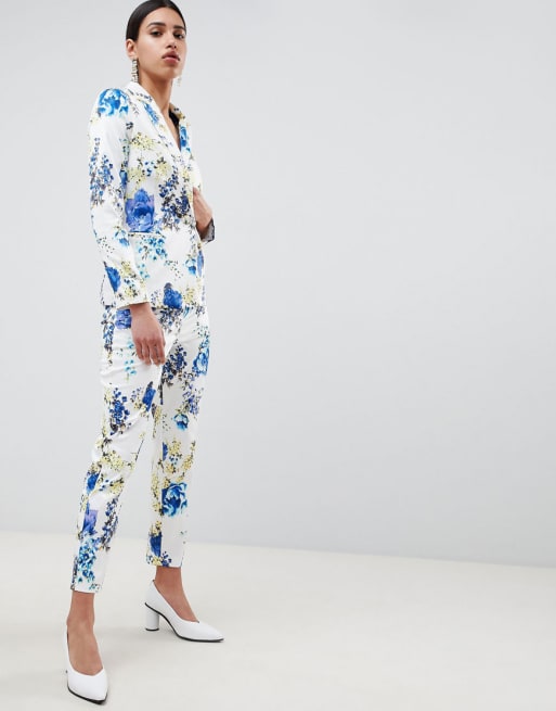 Skræddersyet jakkesæt med blomsterprint fra ASOS DESIGN