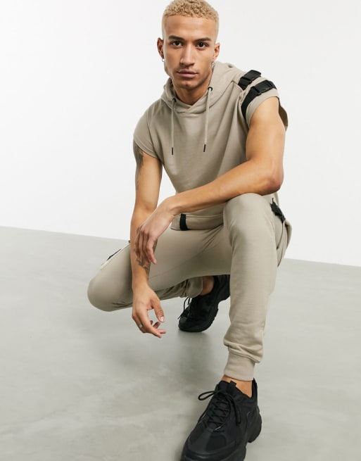 Soul Star co-ord in tan