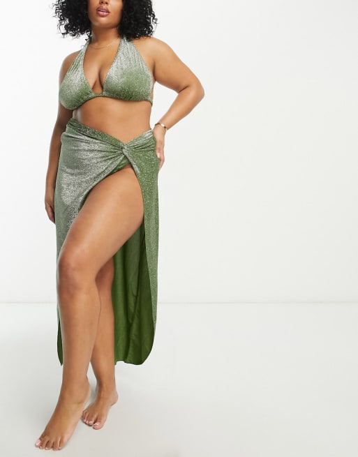 South Beach Curve – Mix & Match – Set in Metallic-Grün