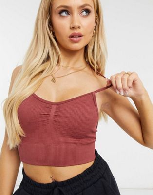 Women's Halter Strappy Crop Top with Matching Leggings Set