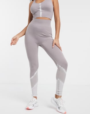 South Beach – Ombréfärgat set med seamless behå och leggings