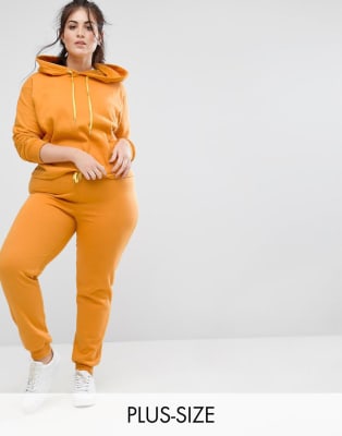 plus size mustard hoodie