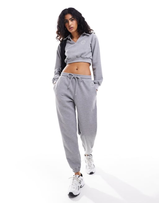 South Beach waffle lounge set in grey