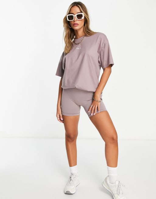 TALA - Sportkleding - Combi-set in stone, exclusief bij ASOS