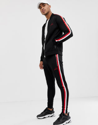 The Couture Club essential tracksuit in black