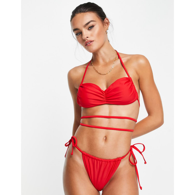 The Frolic Drake bikini in red ASOS