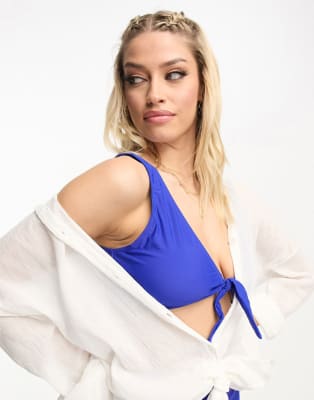 The Frolic Maternity - Bikini blu cobalto - view 1
