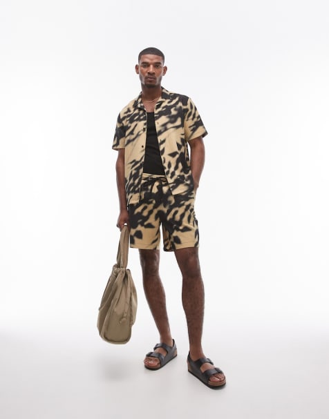 TM - Plissé co-ord set met print - view 1