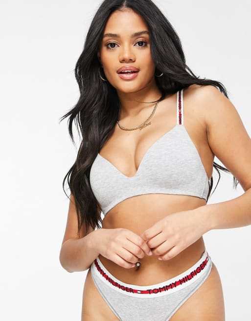 Tommy Hilfiger - Lichte set met bralette in grijs