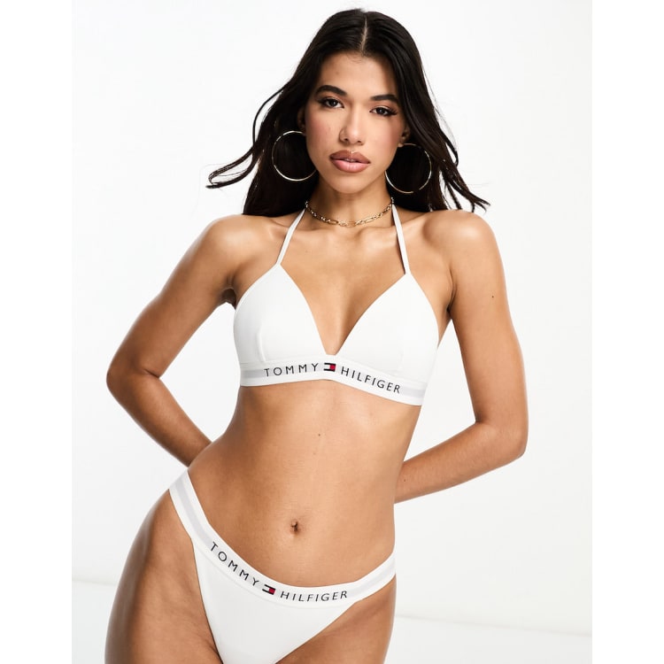 Tommy hilfiger white on sale bikini