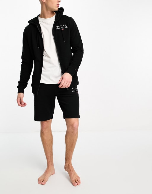 Forvirrede Fange tofu Tommy Hilfiger Original loungewear set in black | ASOS