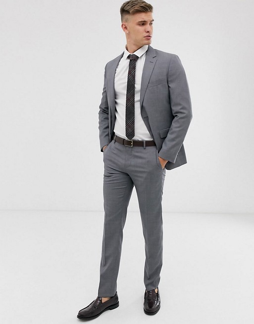 Lima Odia cisne Tommy Hilfiger slim fit suit in Grey | ASOS