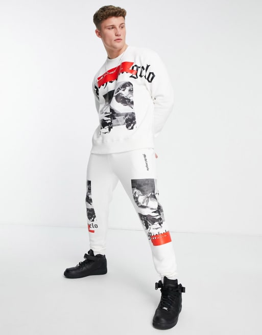 Topman – APOH – Biały zestaw z motywem Michała Anioła