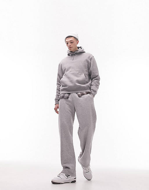 Topman co-ord hoodie in grey | ASOS
