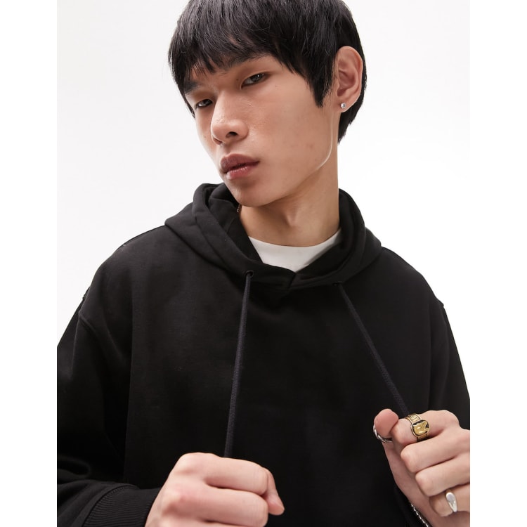 Ba&sh Embroidered-logo Cropped Hoodie In Weiss