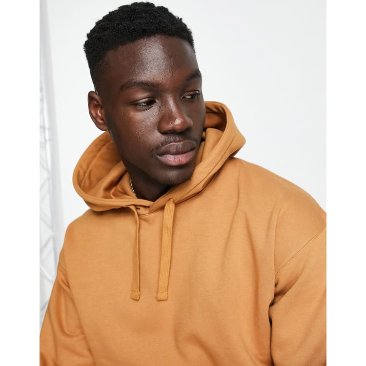 Topman oversized hoodie in brown ASOS