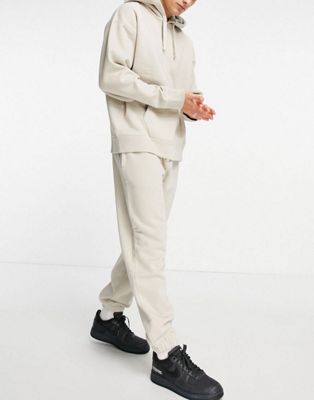 Topman oversized jogger and sweat in stone