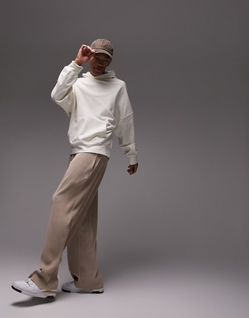 Topman oversized set in ecru