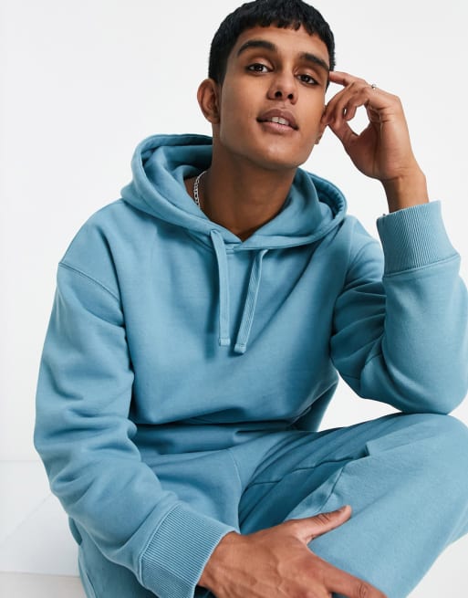 Topman cheap blue hoodie