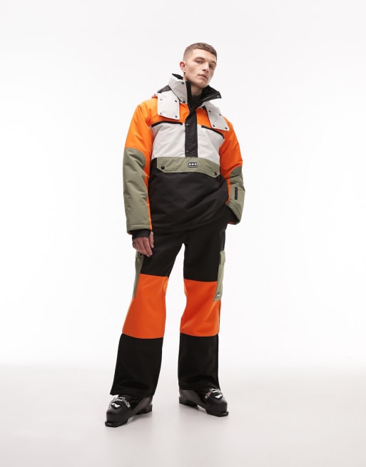 Topman Sno Ensemble de ski avec pantalon et veste color block