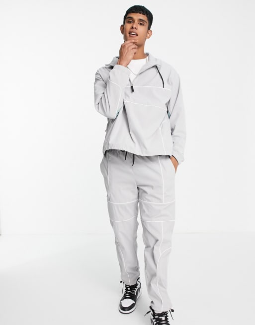 Topman - Survêtement décontracté à liseré - Gris clair