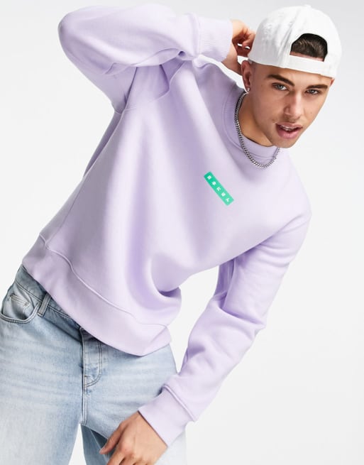 Topman – Syrénlila sweatshirtset med 