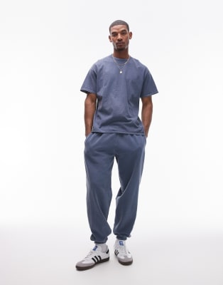 Topman vintage wash oversized blue | ASOS