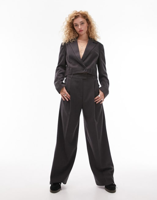 Topshop – Anzug in Anthrazit