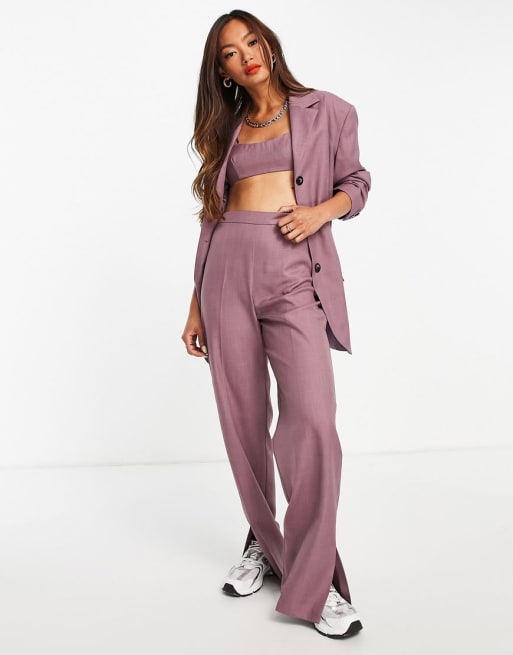 Topshop – Anzug in Lila, Set