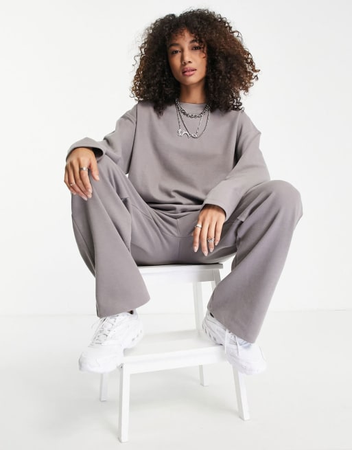 Slouch wide leg online joggers