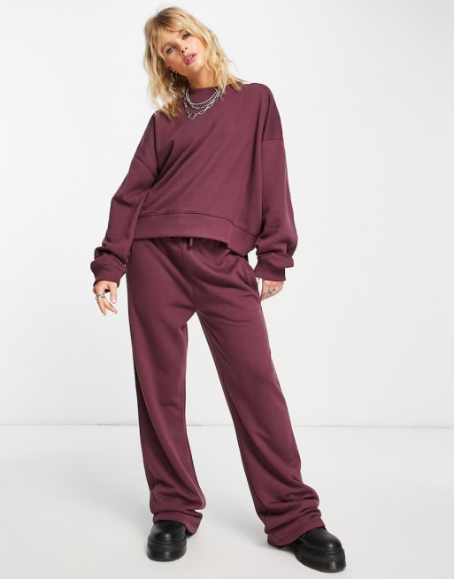 Topshop - Coordinato color prugna scuro